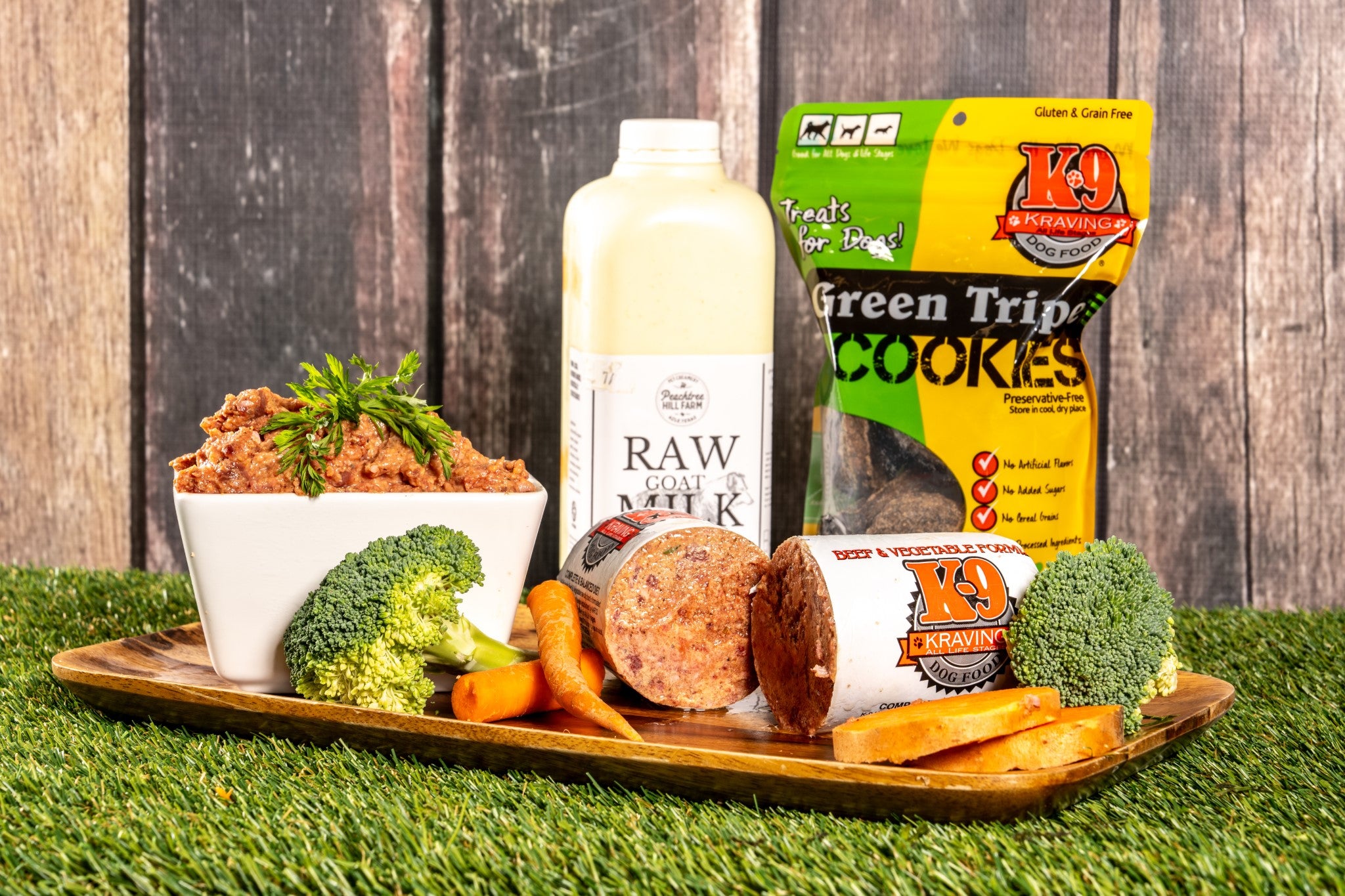 DFW Raw Dog Food Raw Beef Goat Milk and Green Tripe Cookies
