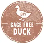 100% Cage-Free Duck Badge for Freeze Dried Duck Liver Treats