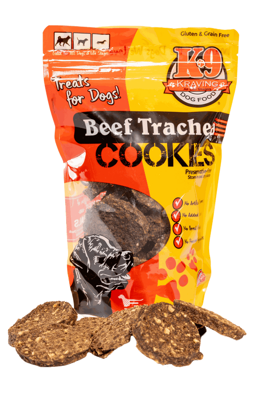 Beef Trachea K-9 Cookies DFW Raw Dog Food K-9 Kraving Dry Treats Beef Trachea K-9 Cookies