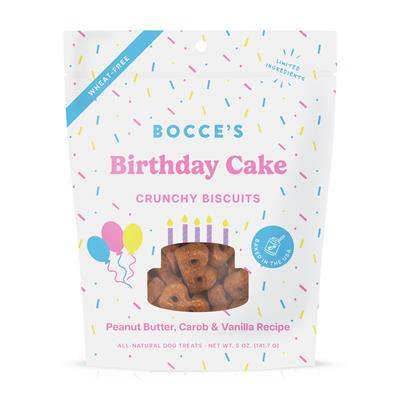 Birthday Cake Biscuit Dog Treats DFW Raw Dog Food Bocce's Bakery Dry Treats Bakery Birthday Cake Biscuit Dog Treats