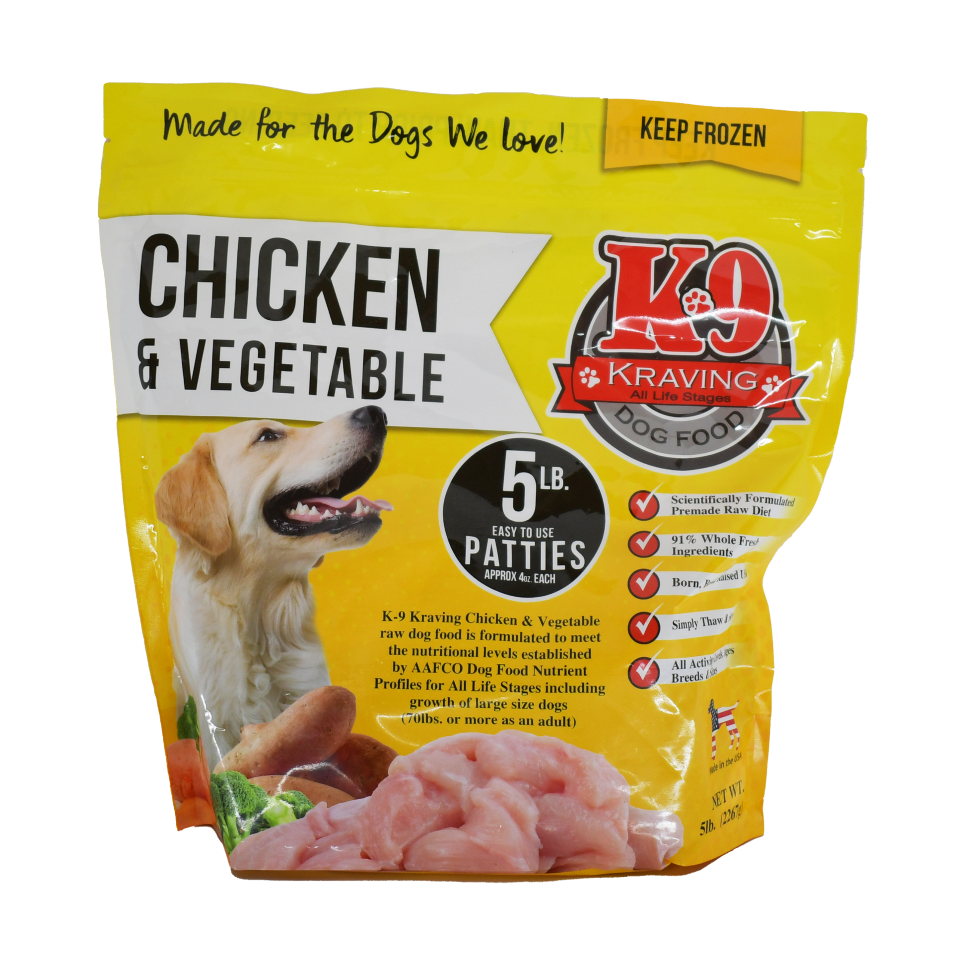 Chicken raw dog clearance food