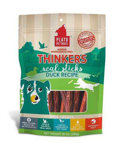 Thinkers Duck DFW Raw Dog Food Plato Pet Treats Dry Treats Plato Pet Treats Thinkers Duck