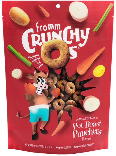 CRUNCH O's Pot Roast Punchers DFW Raw Dog Food Fromm Dry Treats Pot Roast Punchers