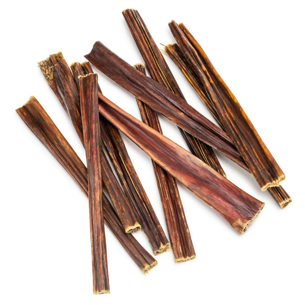 6-inch natural beef gullet sticks dog chews, soft and hollow, made from 100% beef esophagus