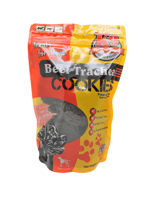 Beef Trachea K-9 Cookies 8oz Bag Front