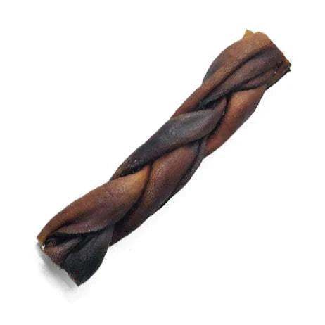 Braided Collagen Sticks grass-fed beef dog chews natural collagen durable rawhide alternative