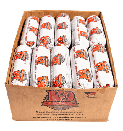 K-9 Kraving Beef & Vegetable Raw Dog Food Packaging Box