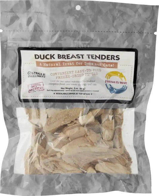 Freeze Dried Duck Breast Tenders - Single Ingredient Dog Treat
