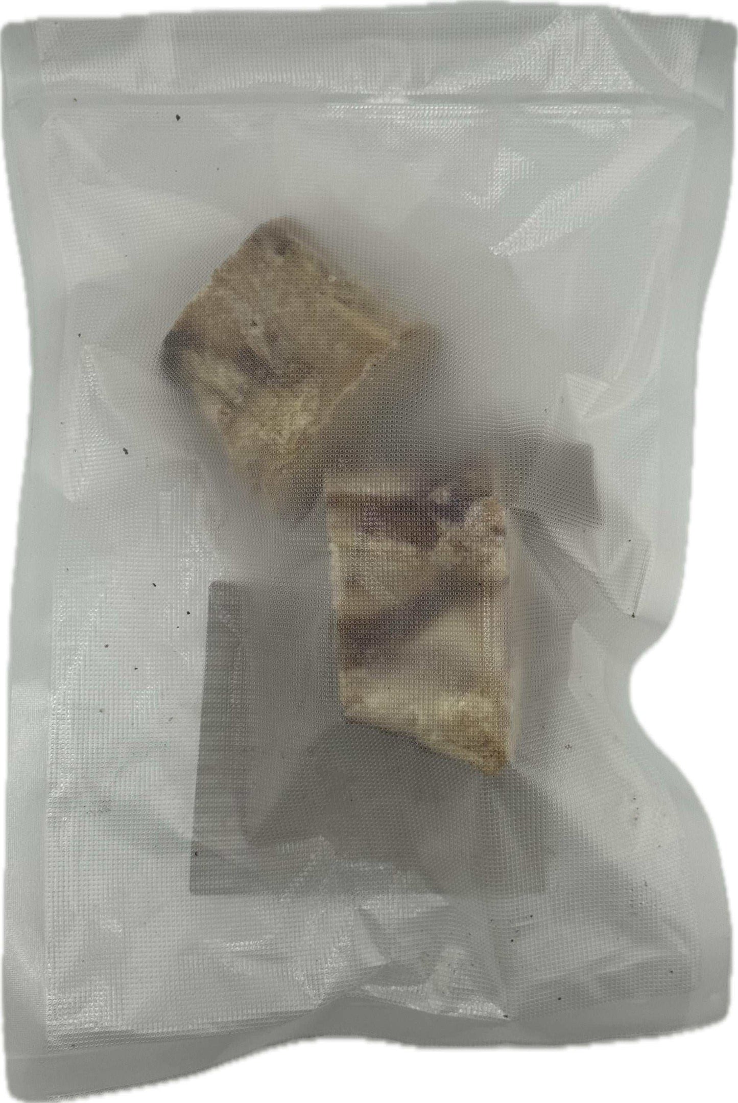 Dried beef bone 2-3 inch in sealed packaging, USA sourced.