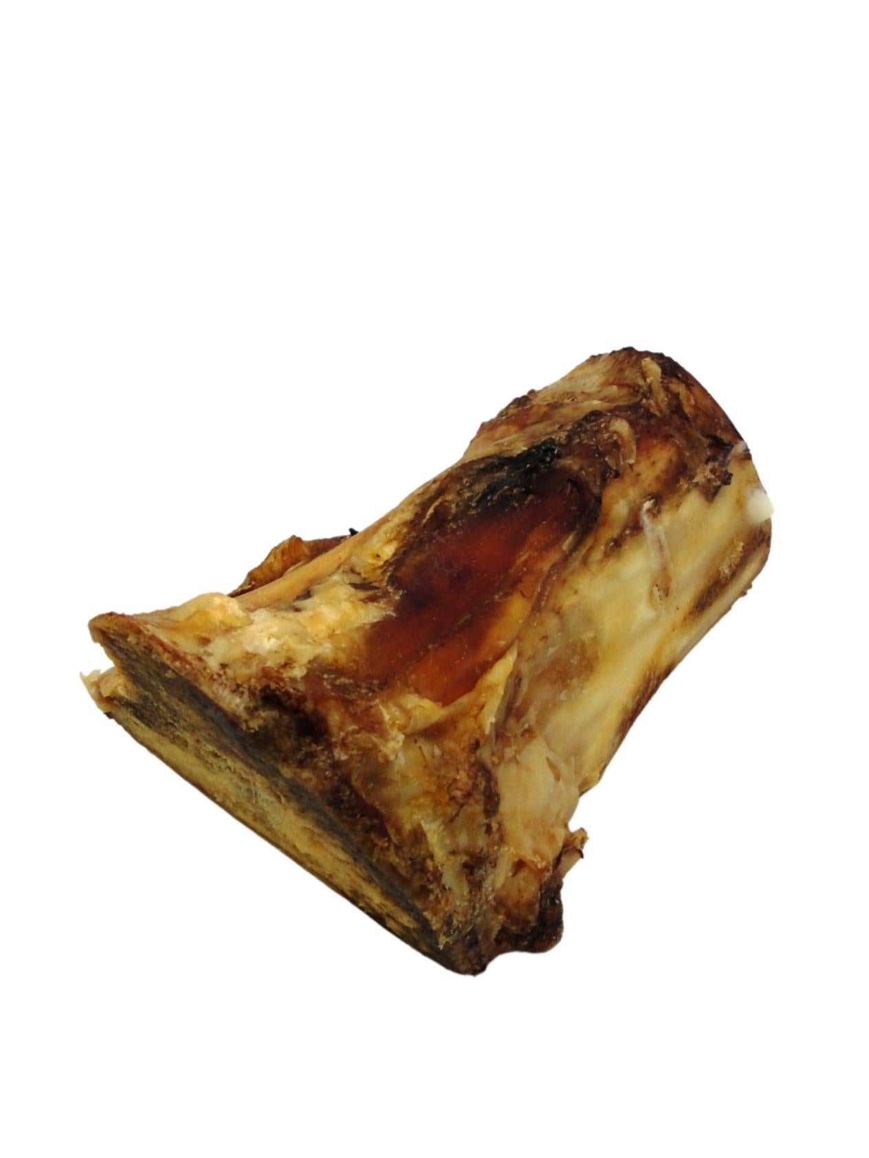 Dried beef bone 2-3 inch with natural flavoring and marrow.