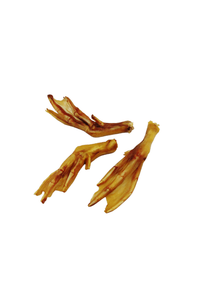 Dried Duck Feet - Natural Chews for Dogs, USA-sourced, Crunchy Dog Treats