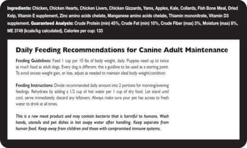 Our chicken is human-quality, cage-free, and humanely and sustainably raised by hand-selected family farmers (no antibiotics or hormones)