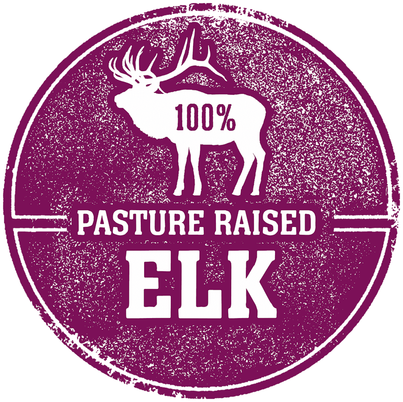 Freeze-dried elk dog food with premium organs and natural ingredients for all life stages