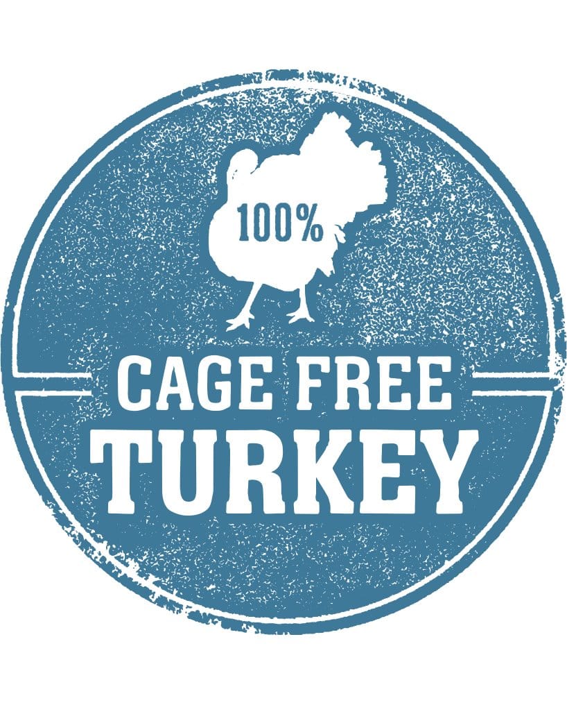 Fresh Is Best Freeze Dried Turkey Dog Food in vacuum-sealed bag with natural ingredients