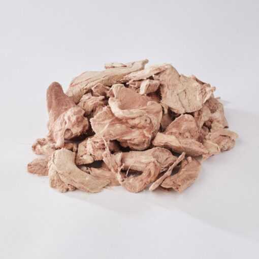 Freeze dried venison bites for pets, natural and nutrient-rich treats.