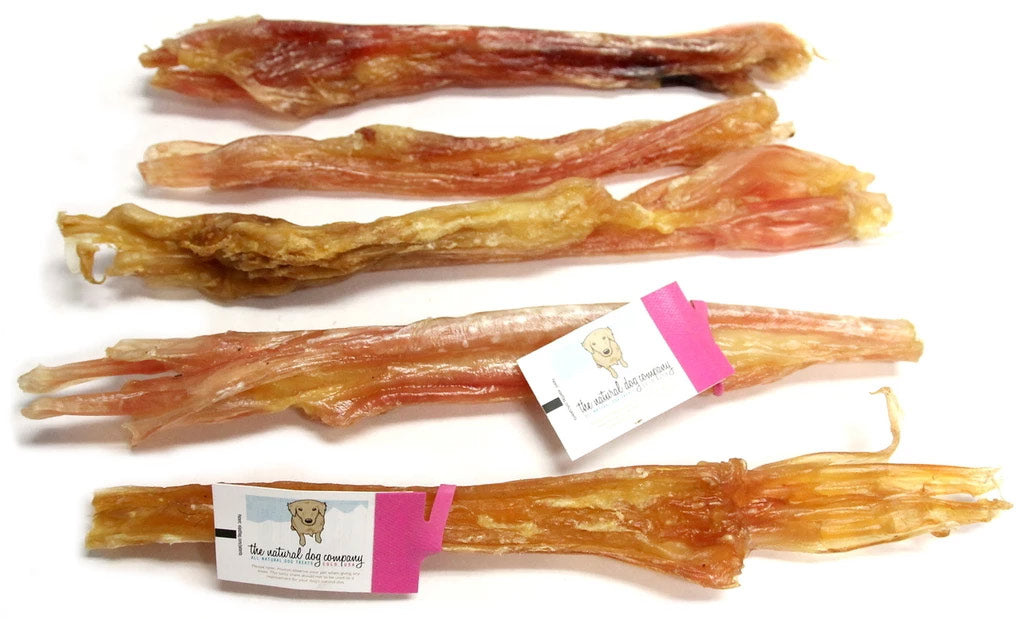 Jumbo beef tendon dog chews, long-lasting, collagen-rich, low fat, natural treats for dogs