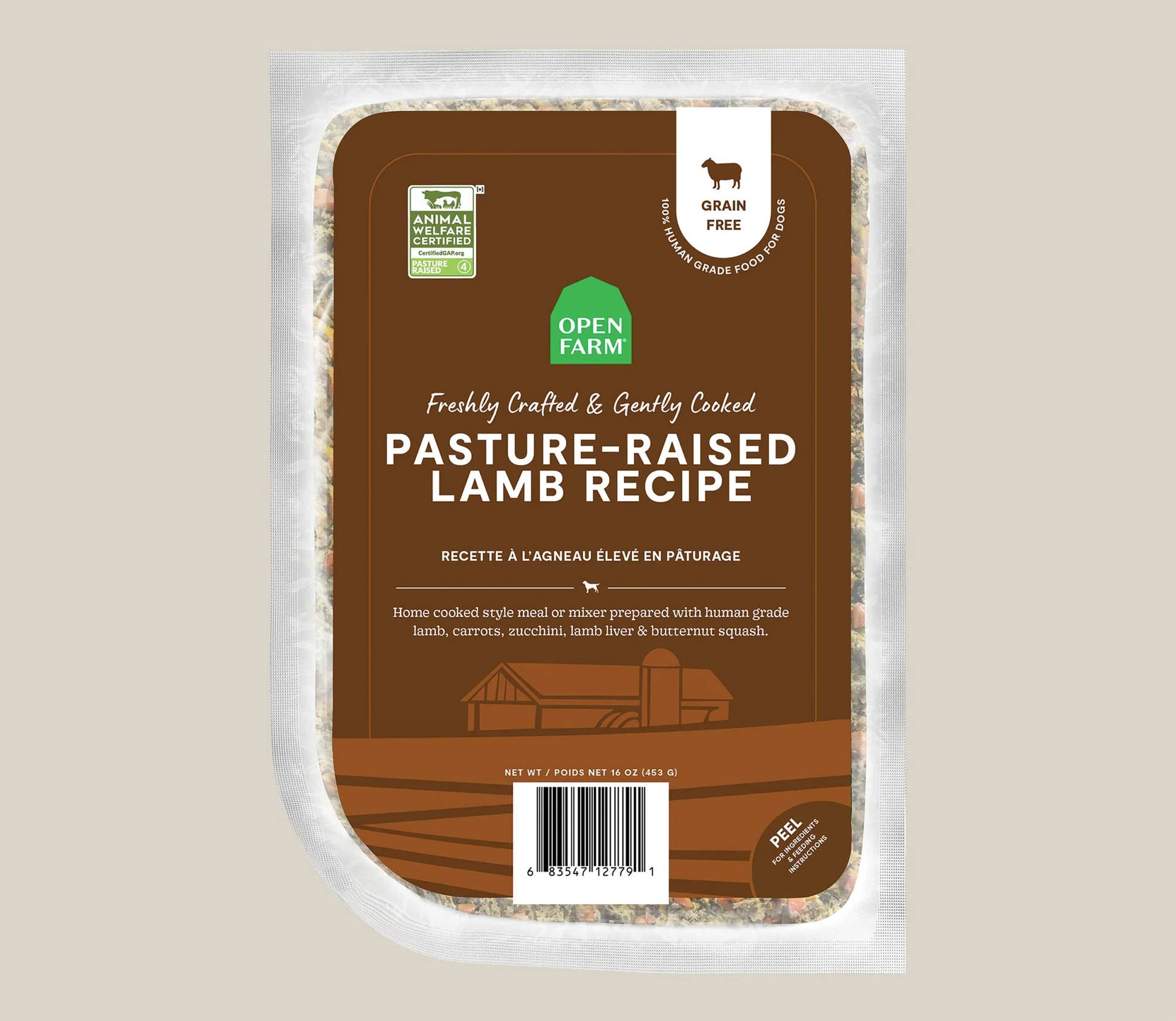Pasture-Raised Lamb Freshly Crafted Dog Food-Fresh Food-Open Farm-DFW Raw Dog Food