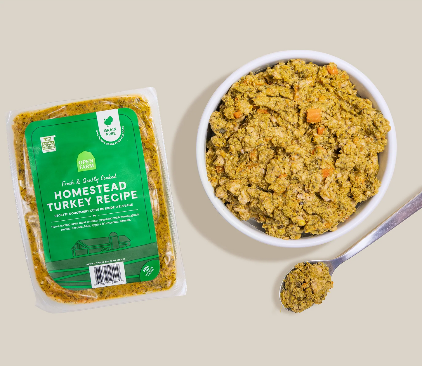 Homestead Turkey Grain-Free Freshly Crafted Dog Food-Fresh Food-Open Farm-DFW Raw Dog Food