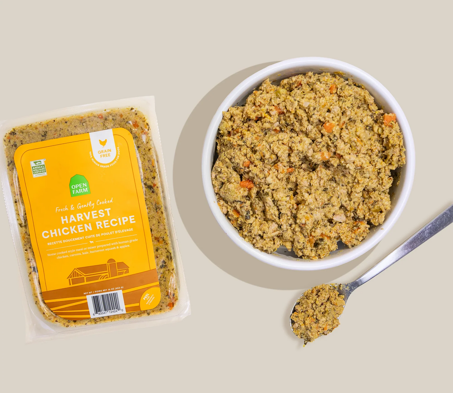 Harvest Chicken Grain-Free Freshly Crafted Dog Food-Fresh Food-Open Farm-DFW Raw Dog Food