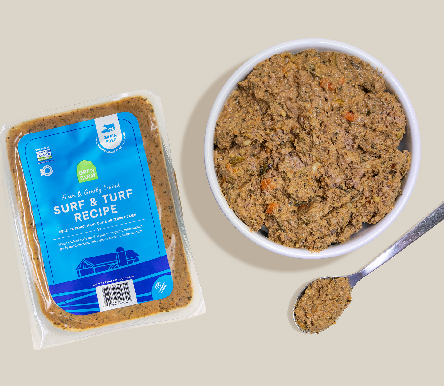 Surf & Turf Grain-Free Freshly Crafted Dog Food-Fresh Food-Open Farm-DFW Raw Dog Food