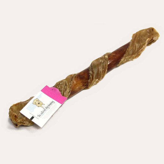 Tremenda Chewy Bulls durable beef gullet dog chew treat for large dogs