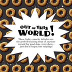 CRUNCH O's Bacon Blasters dog treats with crunchy texture, low calorie, suitable for all breeds.
