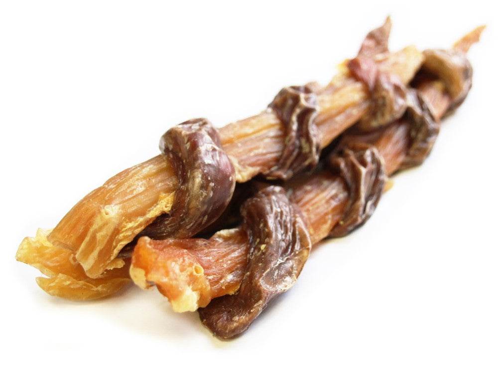 Beef Combo Strap dog chew made from beef backstrap and gullet for medium to large dogs