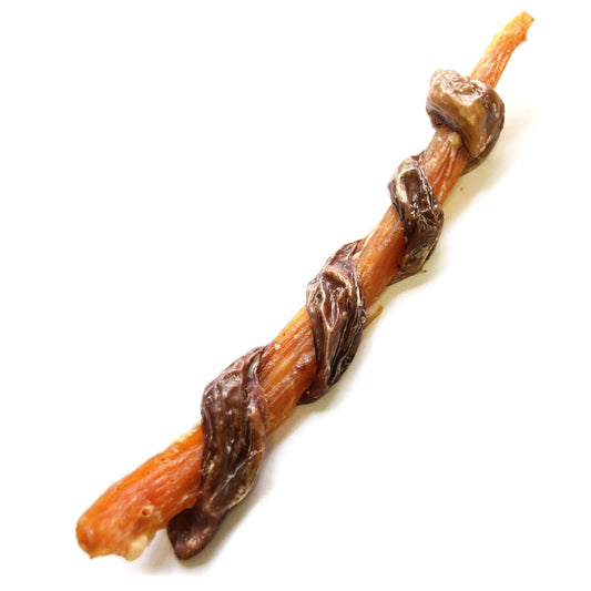 Beef Combo Strap dog chew made from beef backstrap with wrapped beef gullet for medium to large dogs