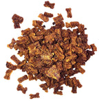 Chicken Training Bites are small, irregular dark brown dried treats with a rough, textured surface.