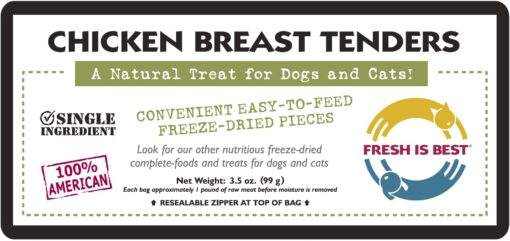 Freeze Dried Chicken Breast Tenders DFW Raw Dog Food Fresh Is Best Freeze Dried Treats Freeze Dried Chicken Breast Tenders