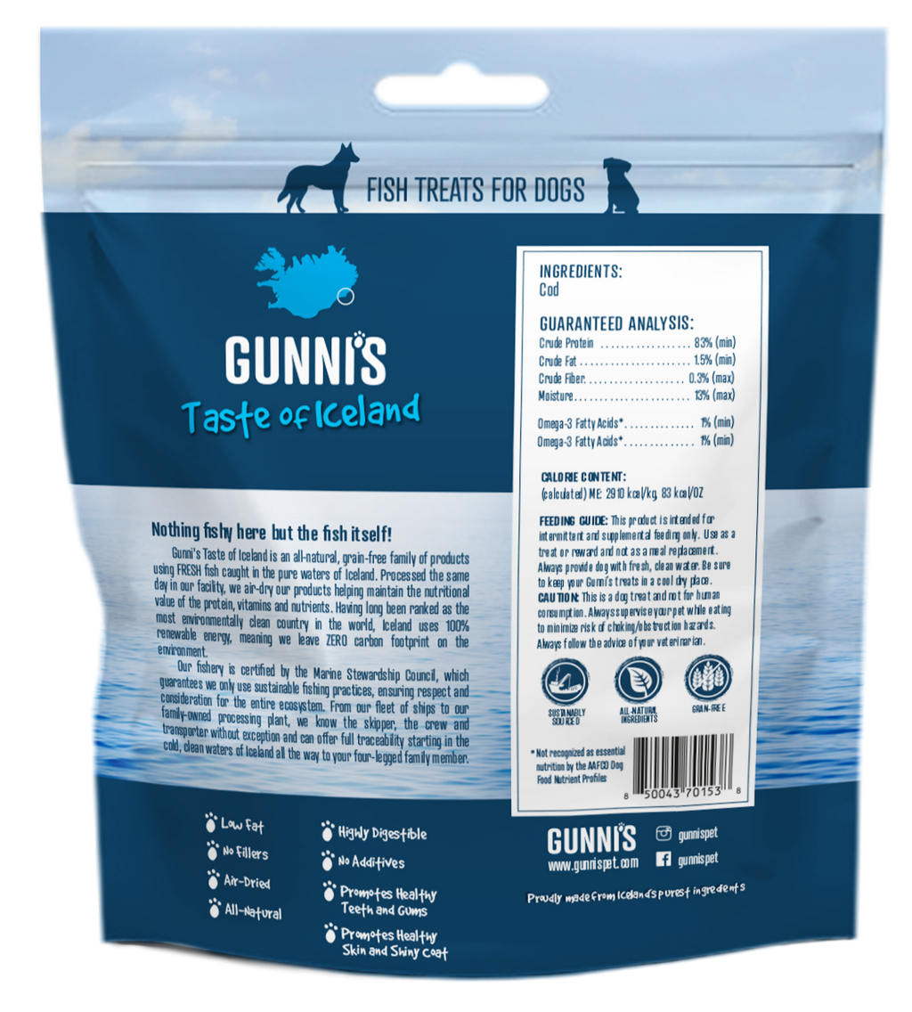 Cod Baby Bites high-protein fish dog treats for training and rewards