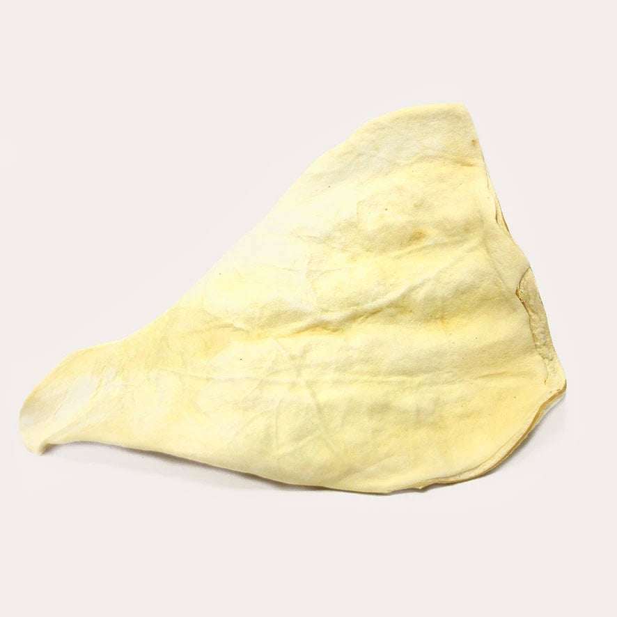 Natural cow ear dog chew, 5-6 inches, soft and chewy, suitable for dogs of all sizes and life stages