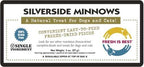 Freeze Dried Silverside Minnows for Dogs and Cats - Natural Treat, Grain-Free, Easy-to-Feed, Single Ingredient, Fresh Is Best.