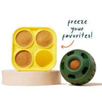 Freezable Pupsicle Treat Tray for DIY dog treats made of food-grade silicone.