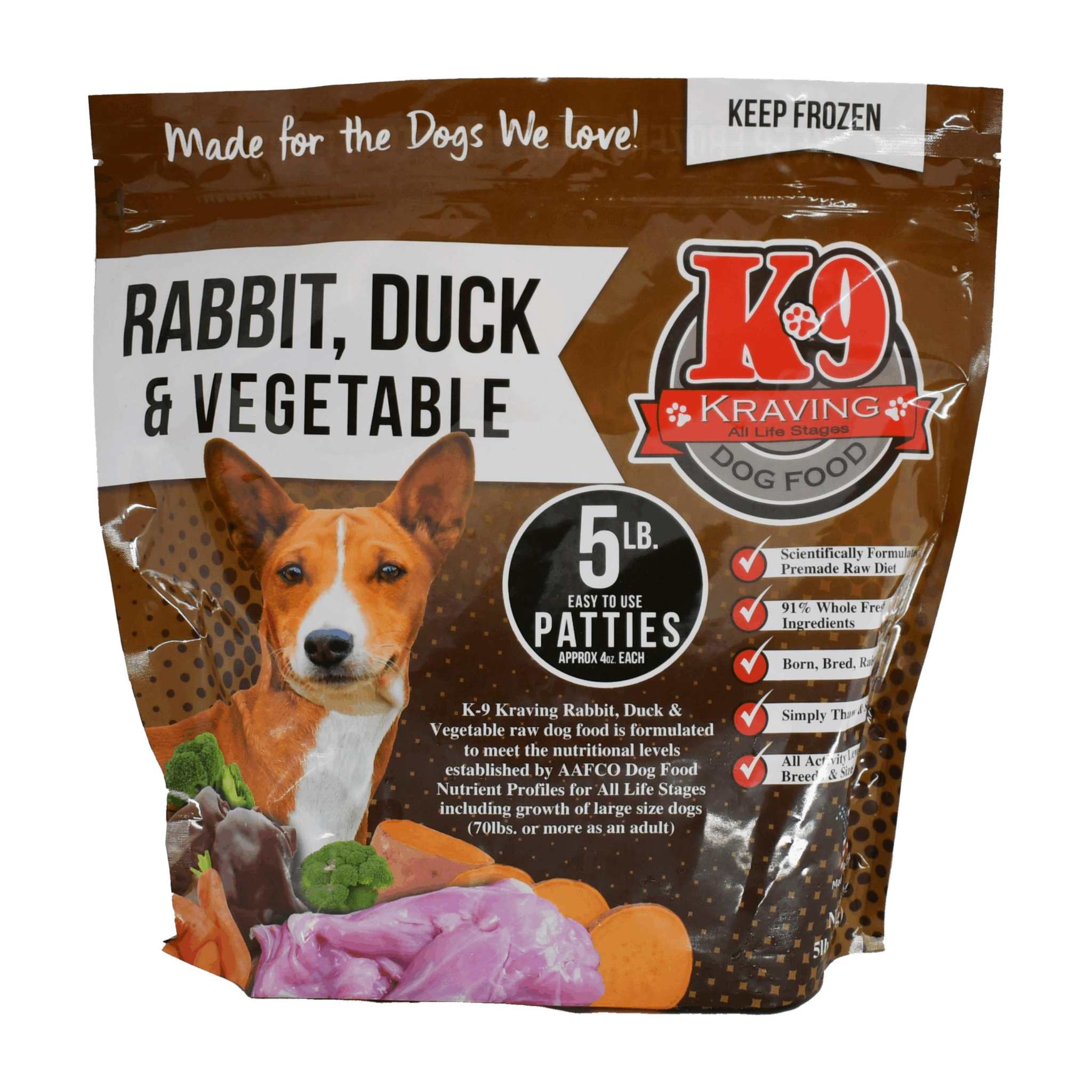 Rabbit Duck Raw Dog Food | K-9 Kraving Formula – DFW Raw Dog Food