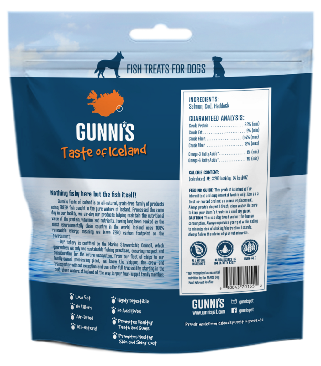 Salmon recipe wafers dog treats rich in omega-3 for training and small dogs