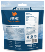 Salmon recipe wafers dog treats rich in omega-3, thin and crunchy fish snacks.