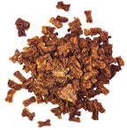 Turkey Training Bites dog treats shaped like miniature bones made from turkey and vegetable glycerin for training and sensitive stomachs.